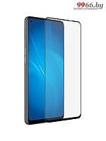 Закаленное стекло DF для Realme 8 / 8 Pro Full Screen Full Glue Black Frame rmColor-14