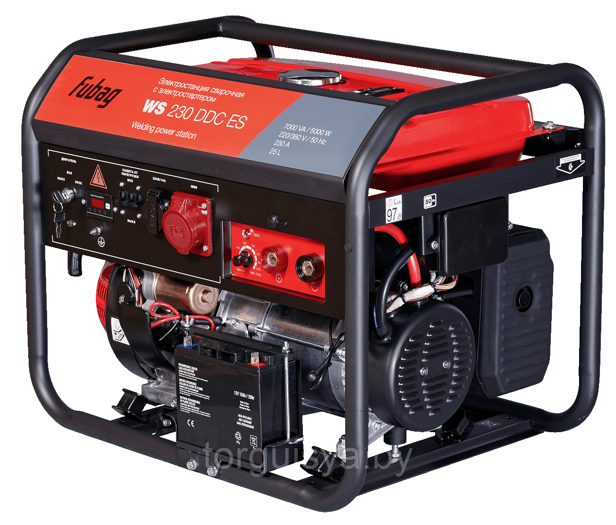 Сварочный генератор FUBAG WS 230 DDC ES с электростартером - фото 1 - id-p151426843