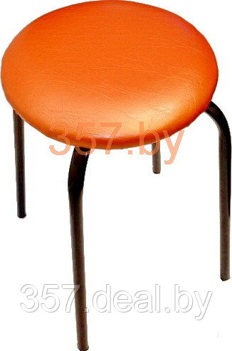 Табурет Фабрика стульев Эконом (оранжевый/черный) - фото 1 - id-p151464585
