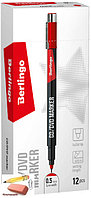Маркер для CD/DVD Berlingo, 0,5 мм., красный