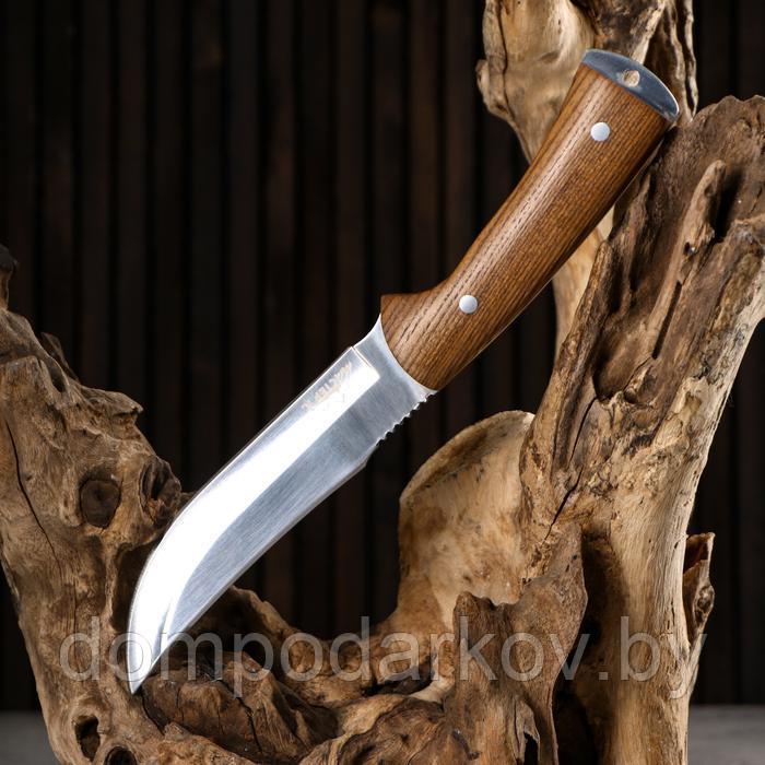 Нож охотничий "Причал" 26см, гравировка - фото 5 - id-p151519246