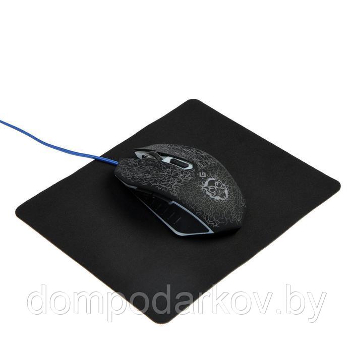 Мышь Defender Shock GM-110L, игровая, проводная, оптическая, 6 кнопок, 3200 dpi, чёрная - фото 1 - id-p151521138