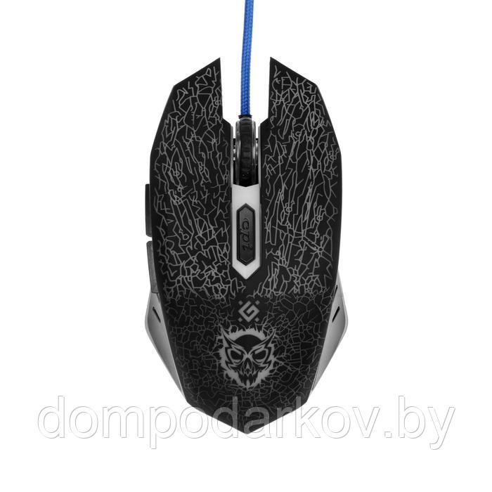 Мышь Defender Shock GM-110L, игровая, проводная, оптическая, 6 кнопок, 3200 dpi, чёрная - фото 4 - id-p151521138