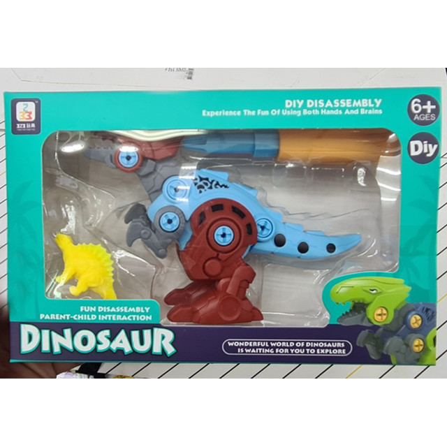 Конструктор винтовой Diy Динозавр с отверткой и фигуркой - фото 4 - id-p151525571