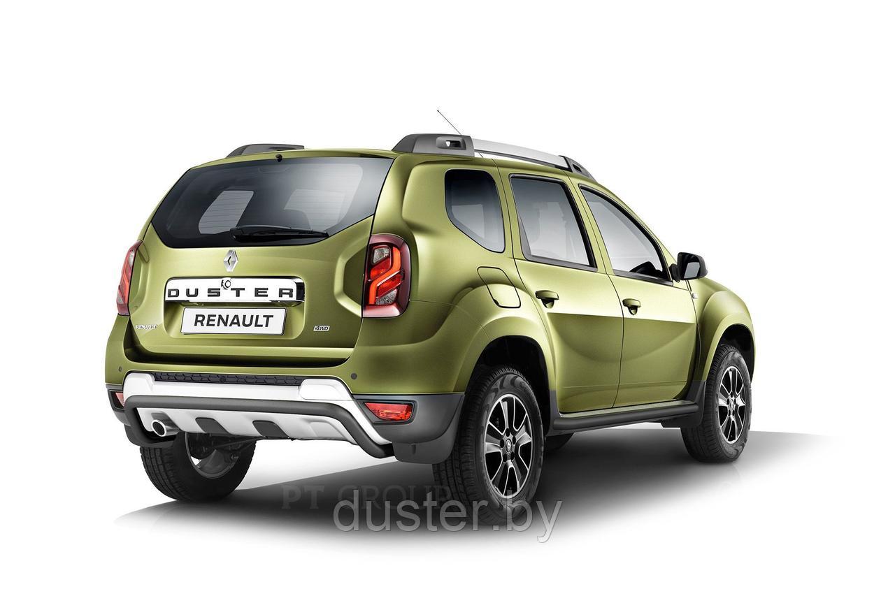 Защита порогов "Эстонец" с алюминиевой площадкой (ППК) для Renault Duster PT Group (Россия) - фото 7 - id-p151526766