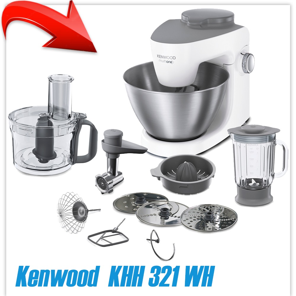 Кухонная машина Kenwood KHH 321 WH: продажа, цена в Минске. Кухонные  комбайны и измельчители от "STRELKA1K.BY | Качественная бытовая техника в  Вашем доме!" - 151409605