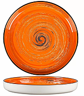 Тарелка с бортом Texture Orange Circular 23 см, h 3 см, P.L. Proff Cuisine