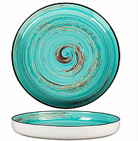 Тарелка с бортом Texture Light Cyan Circular 28 см, h 3,1 см, P.L. Proff Cuisine