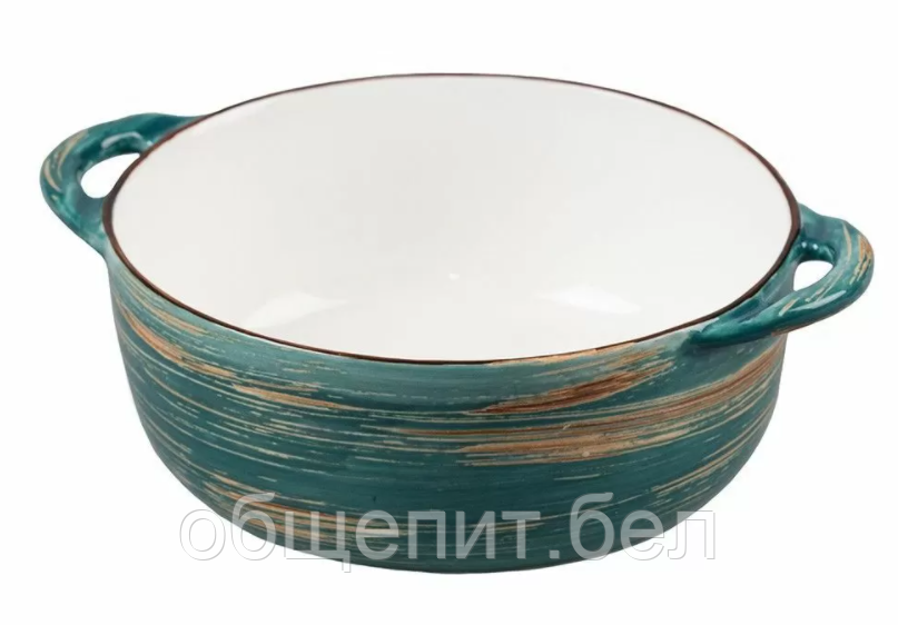 Чашка для супа Texture Dark Green Lines 18*14,5*5,5 см, 550 мл, P.L. Proff Cuisine