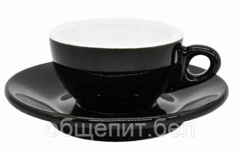 Кофейная пара Barista (Бариста) 70 мл, черный цвет, P.L. Proff Cuisine (кор= 72 шт) - фото 1 - id-p151529138