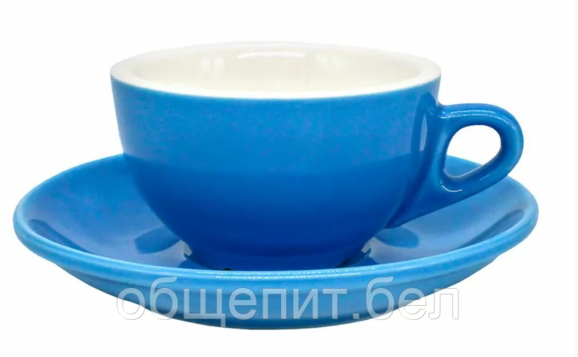 Чайная пара Barista (Бариста) 180 мл, синий цвет, P.L. Proff Cuisine