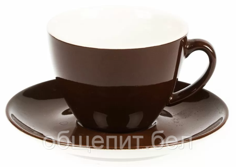 Чайная пара Barista (Бариста) 200 мл, коричневый цвет, P.L. Proff Cuisine