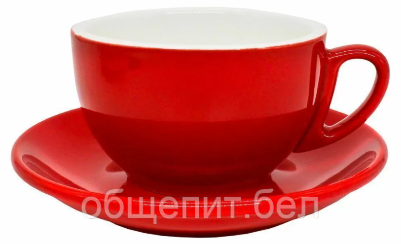 Чайная пара Barista (Бариста) 270 мл, красный цвет, P.L. Proff Cuisine