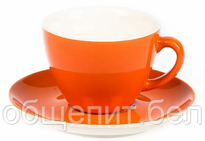 Чайная пара Barista (Бариста) 200 мл, оранжевый цвет, P.L. Proff Cuisine