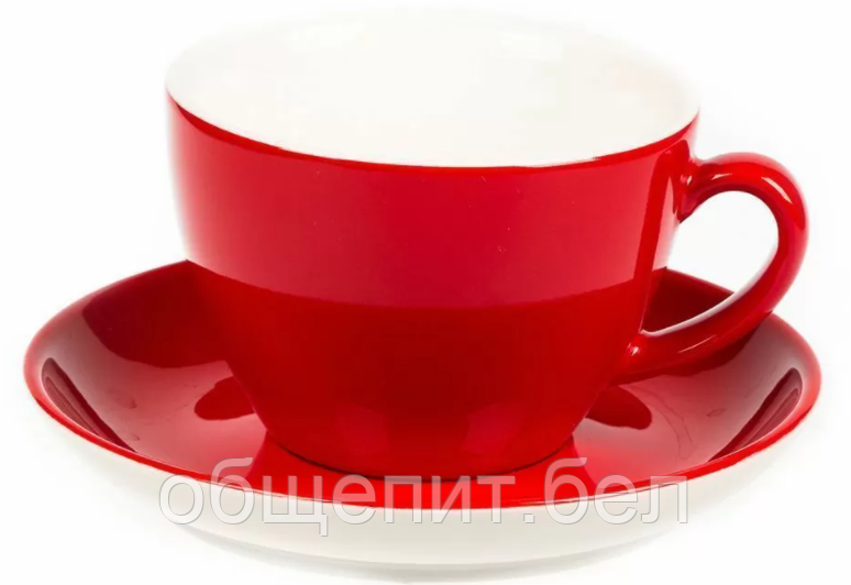 Чайная пара Barista (Бариста) 300 мл, красный цвет, P.L. Proff Cuisine