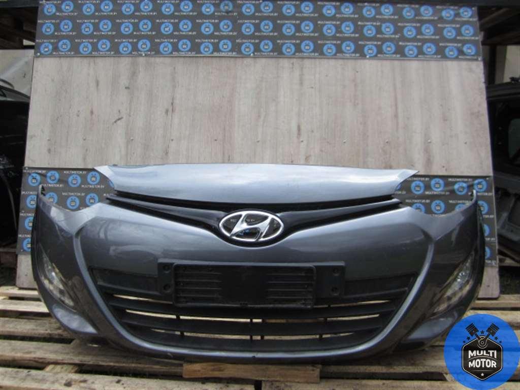 Бампер передний HYUNDAI i20 (2008-2014) 1.1 CRDi D3FA - 75 Лс 2014 г. - фото 1 - id-p151533172