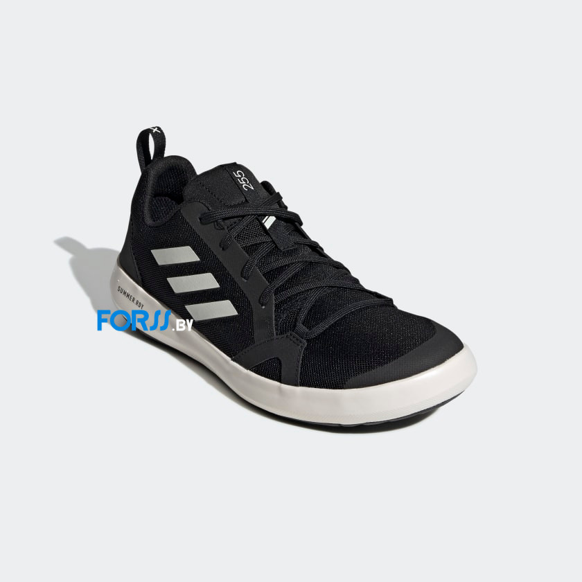 Кроссовки Adidas TERREX CLIMACOOL BOAT(Core Black / Chalk White) - фото 2 - id-p151533655