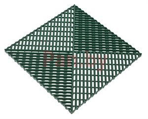 Газонная решетка ПВХ Альта-Профиль с дополнительным обрамлением 0.4*0.4м, зеленый - фото 1 - id-p151540222