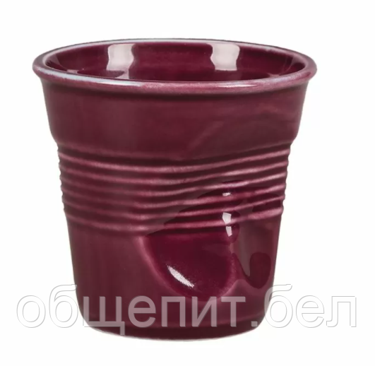 Чашка для эспрессо Barista (Бариста) "мятая" 90 мл фиолетовая, h 6 см, P.L. Proff Cuisine - фото 1 - id-p151562124