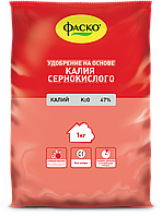 Удобрение Калий сернокислый (сульфат калия), 1 кг "ФАСКО"