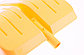 Лопата для уборки снега пластиковая, желтая, 400 х 420 мм, без черенка, Россия, Сибртех, фото 3