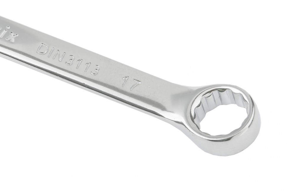 Ключ комбинированный, 17 мм, CrV, полированный хром Matrix 15161 - фото 2 - id-p138940182