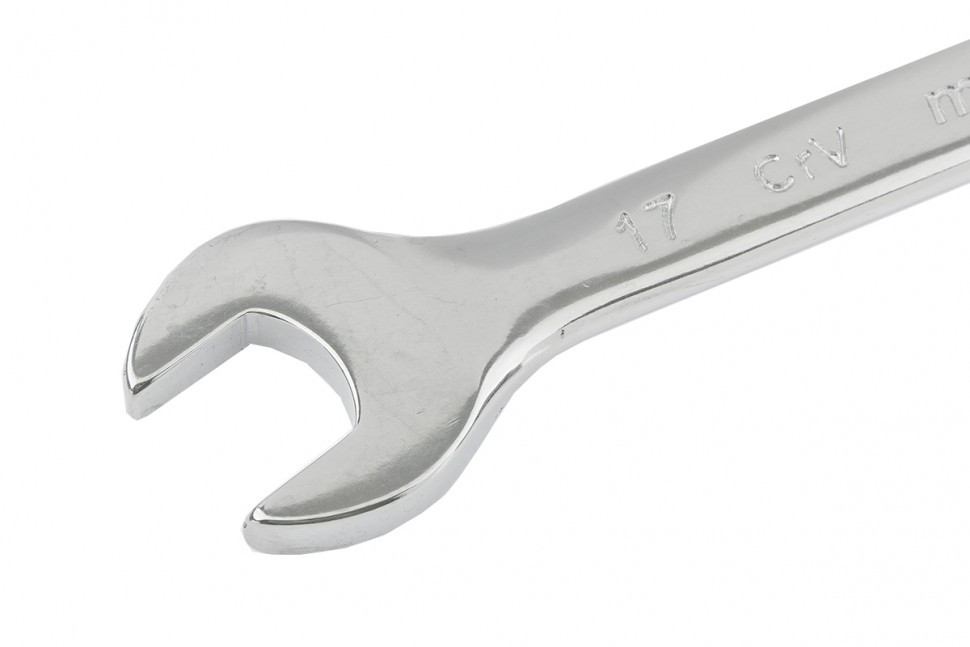 Ключ комбинированный, 17 мм, CrV, полированный хром Matrix 15161 - фото 3 - id-p138940182