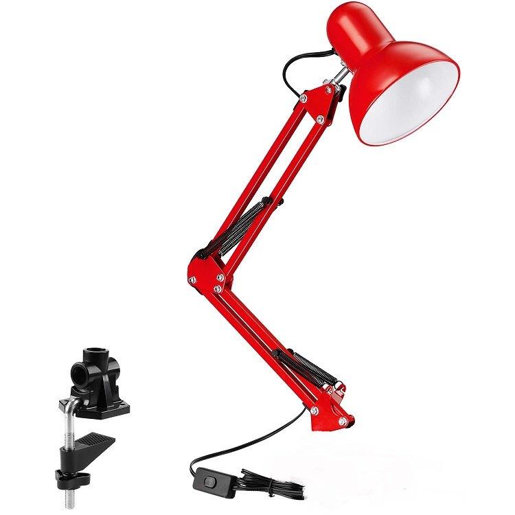 ЛАМПА ДЛЯ МАНИКЮРНОГО СТОЛА DESK LAMP (КРАСНАЯ) - фото 1 - id-p151581977