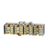 Блок клемм разветвительных Morek MAF35 4P вх. 1x16_35mm², вых. 4x10_25mm², 100A, 400V