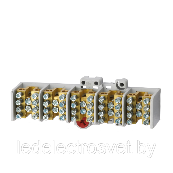 Блок клемм разветвительных Morek MAF25 5P вх. 1x10_25mm², вых. 4x6_16mm², 80A, 400V - фото 1 - id-p151247721