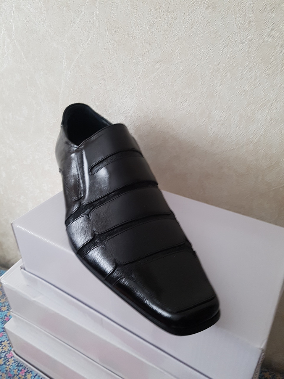 Туфли мужские черные - фото 1 - id-p151622663