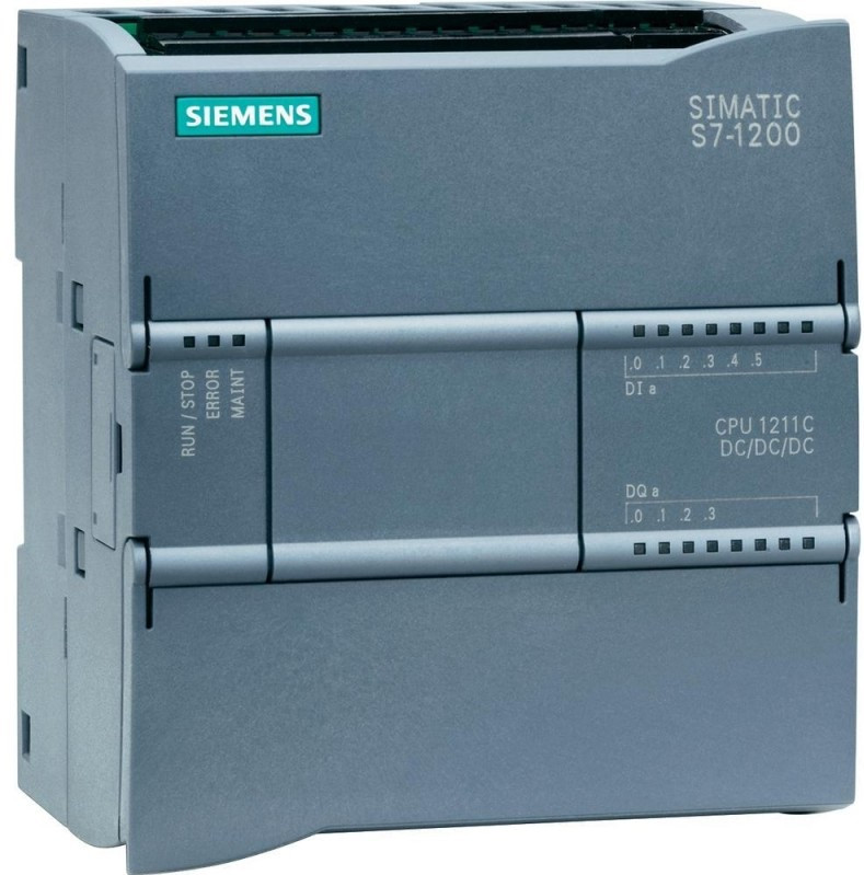 Программируемый контроллер SIMATIC S7-1200, 6DI, 4DO, 2AI (0-10В) 6ES7211-1AE40-0XB0
