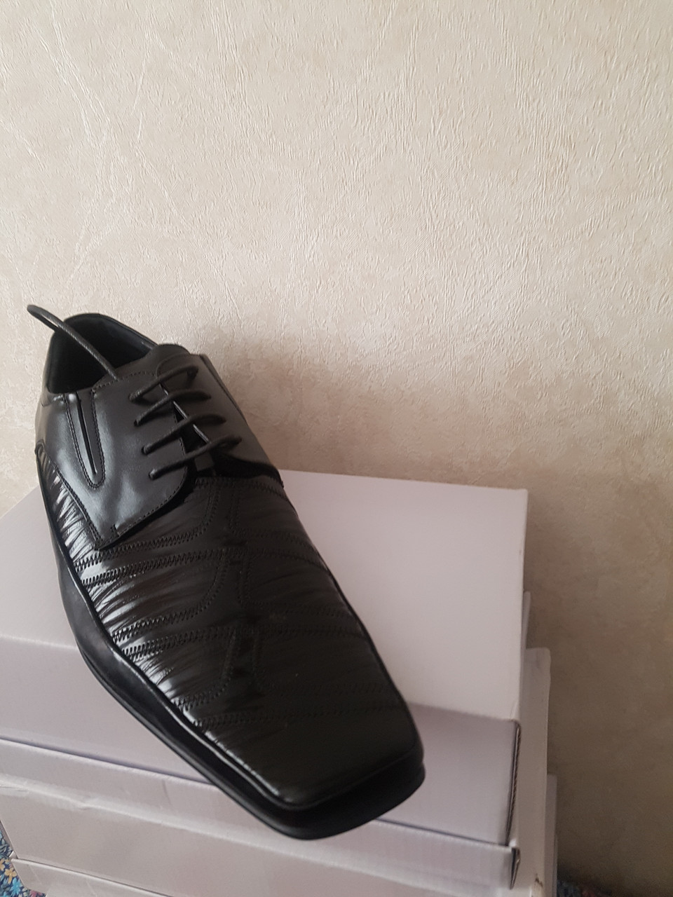 Туфли мужские черные - фото 1 - id-p151623001