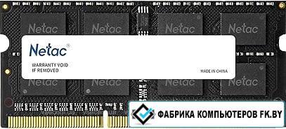 Оперативная память Netac Basic 8GB DDR3 SODIMM PC3-12800 NTBSD3N16SP-08 - фото 1 - id-p148118775