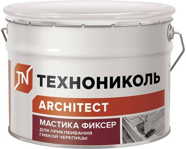 Мастика для гибкой черепицы ТЕХНОНИКОЛЬ №23 (Фиксер), ведро 12 кг