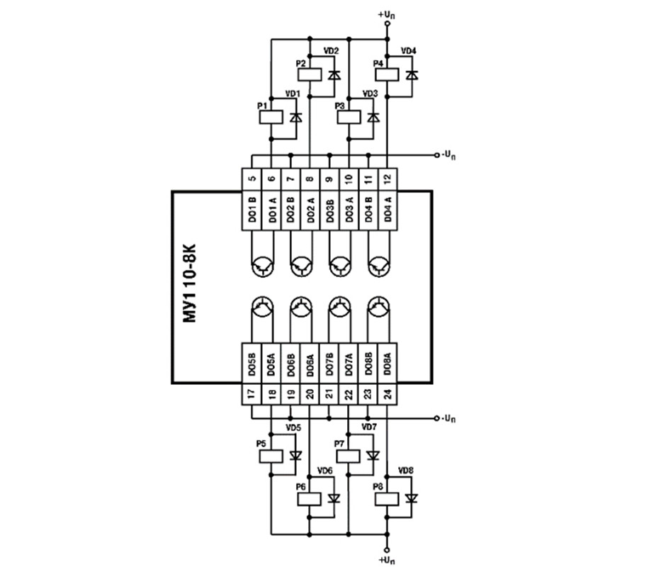 Модуль дискретного вывода МУ110-224.8К ОВЕН - фото 3 - id-p147433906