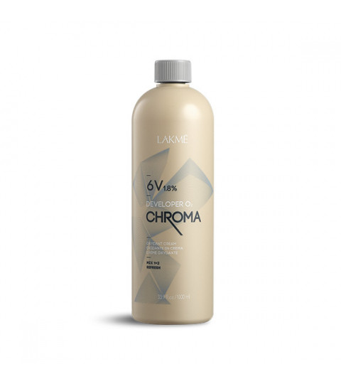 LAKMÉ Chroma Стабилизированный крем-окислитель 6V 1,8% 1000мл