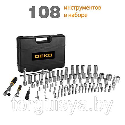 Набор инструмента для авто DEKO DKMT108 SET 108, фото 2