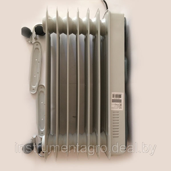 Радиатор масляный, 1900 Вт., 7 секций, 220-230В., 33*24*63 см., встроен. вентилятор - фото 2 - id-p151636516