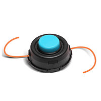Головка триммерная Хопер, Большая синяя кнопка, М10*1,25, картон-пакет