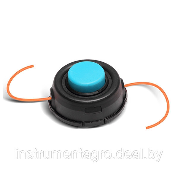 Головка триммерная Хопер, Большая синяя кнопка, М10*1,25, картон-пакет - фото 1 - id-p151636737