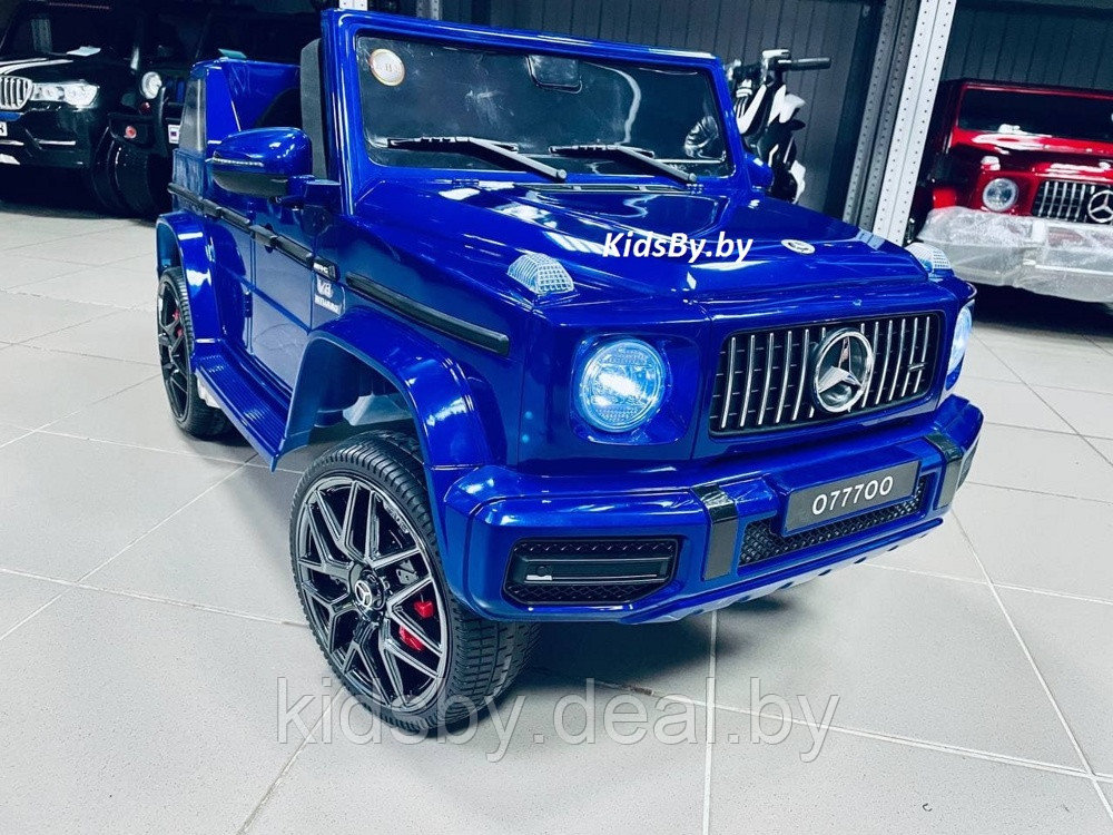 Детский электромобиль RiverToys Mercedes-Benz G63 O777OO (белый) Лицензия - фото 3 - id-p125626595