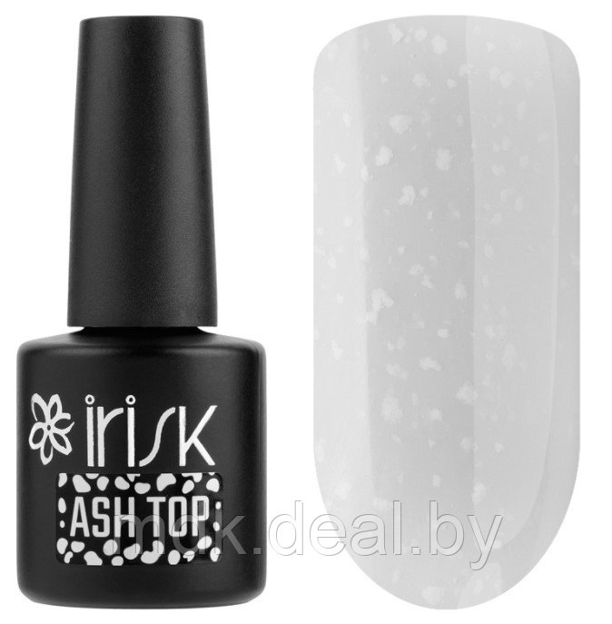 Топ декоративный без липкого слоя Ash Top Irisk, 10мл (02 White) (Топ перепелиное яйцо) (с) - фото 1 - id-p151638722