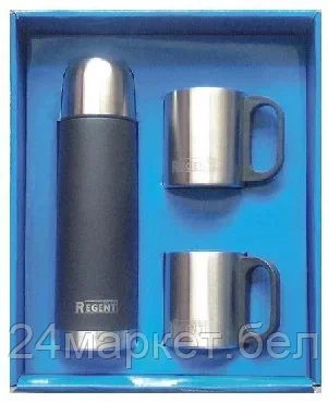 Комплект термосов Regent Bullet 93-TE-B-S-01 Black/Stainless Steel - фото 1 - id-p87997455