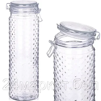 27022 Набор банок для сыпучих продуктов стеклянные 4пр 1,9+1,4+1+0,6л MAYER&BOCH, фото 2