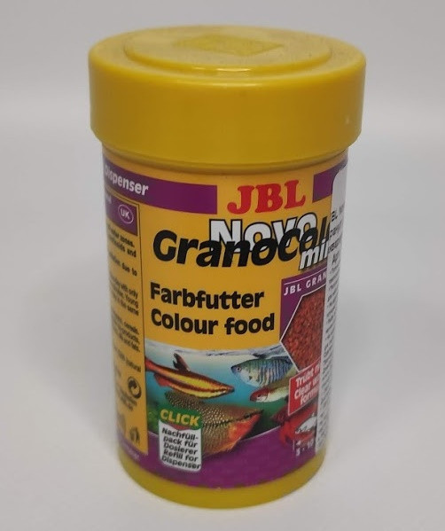 Основной корм для яркой окраски рыб гранулы JBL NovoGranoColor mini 100ml/43g - фото 1 - id-p151389266