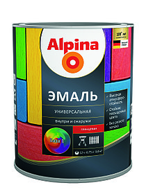 Alpina Эмаль универсальная 2.5 л.