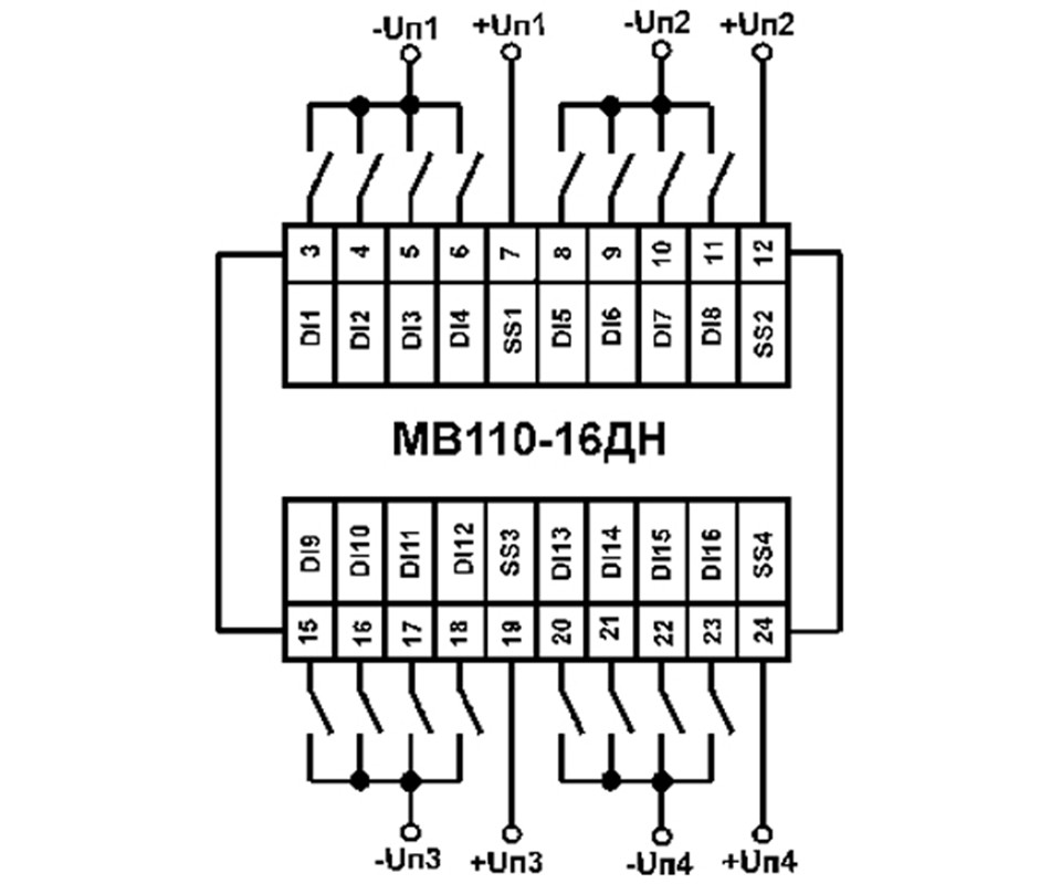 Модуль дискретного ввода МВ110-224.16ДН ОВЕН - фото 2 - id-p147433913