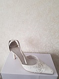 Туфли свадебные  женские белые BLOSSEM, фото 3