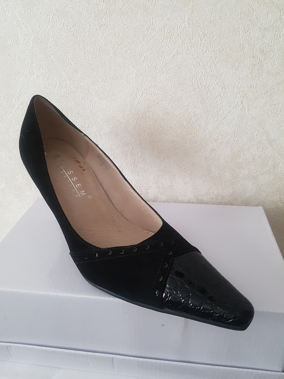 Туфли женские черные BLOSSEM 39 - фото 1 - id-p151664460